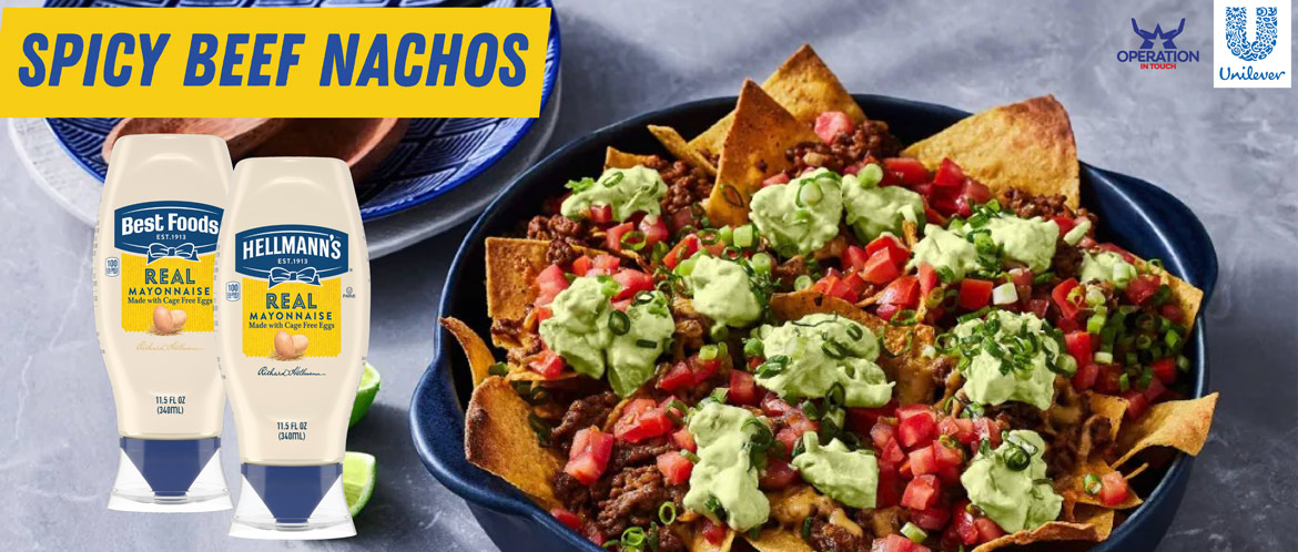 HBF spicy beef nachos carousel