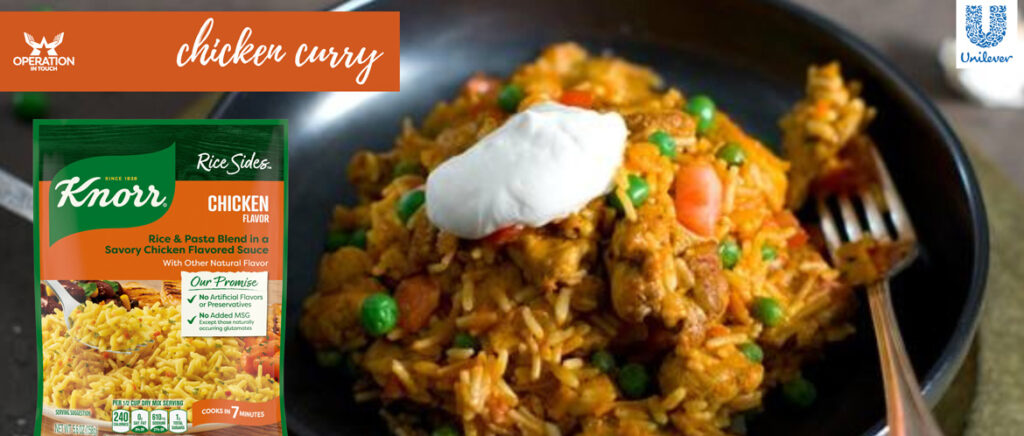 Knorr chicken curry carousel