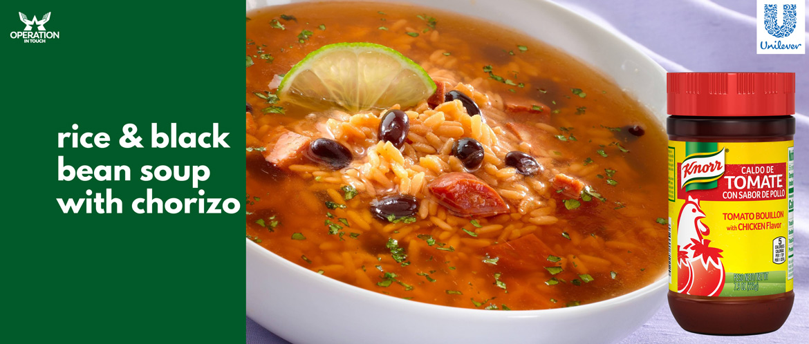 Knorr rice black bean soup chorizo carousel