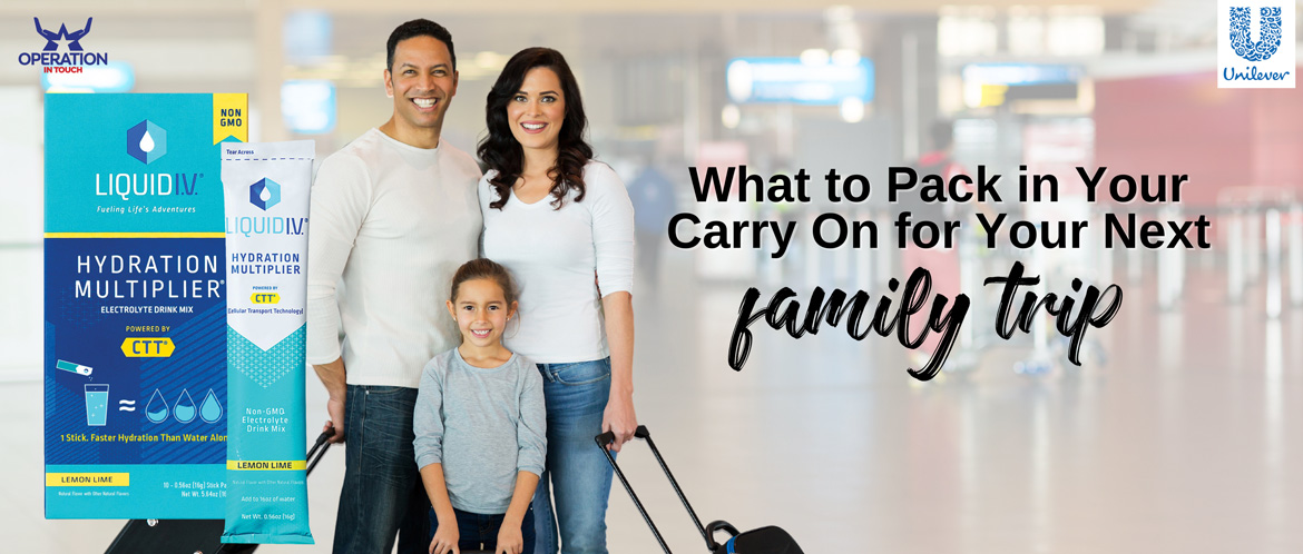 LIV carry on for family trip carousel