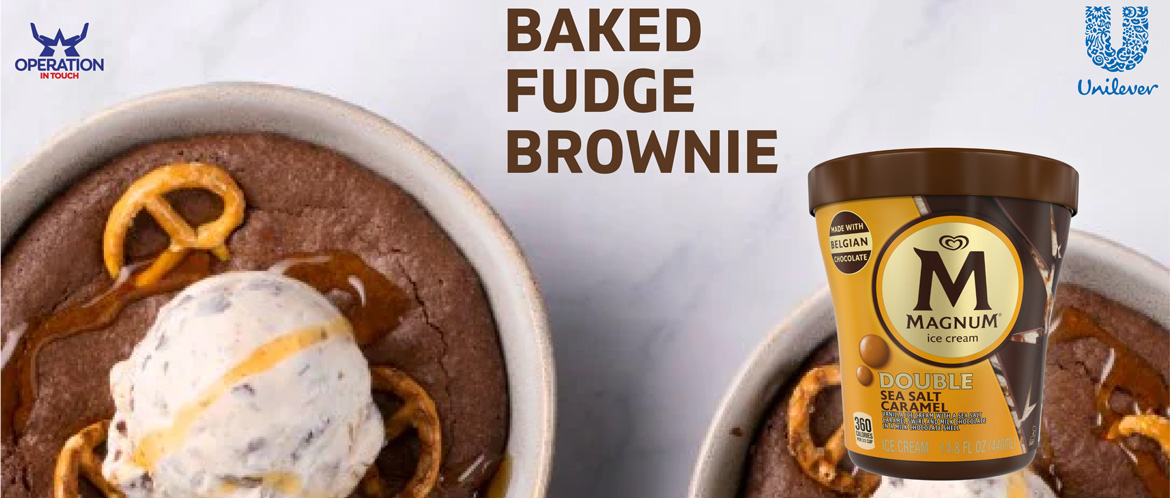 Magnum baked fudge brownie carousel