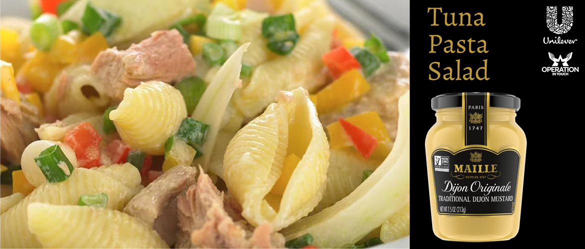 Maille tuna pasta salad carousel