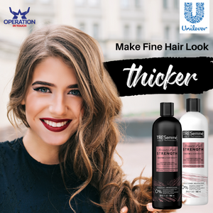 How to Make Fine Hair Look Thicker with Volumizing Shampoo TRESemme make fine hair look thicker article