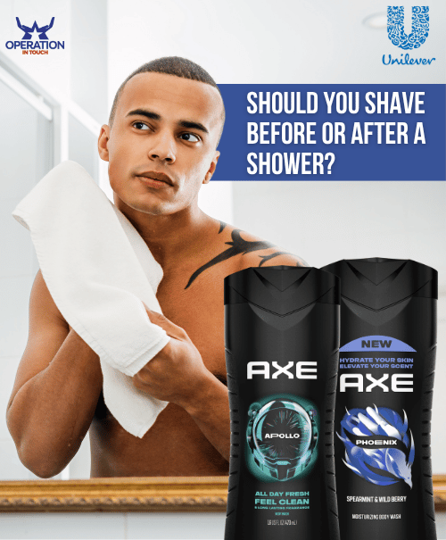 AXE shave before or after a shower article 3
