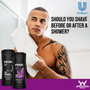 Should You Shave Before or After a Shower? AXE shave before or after a shower article
