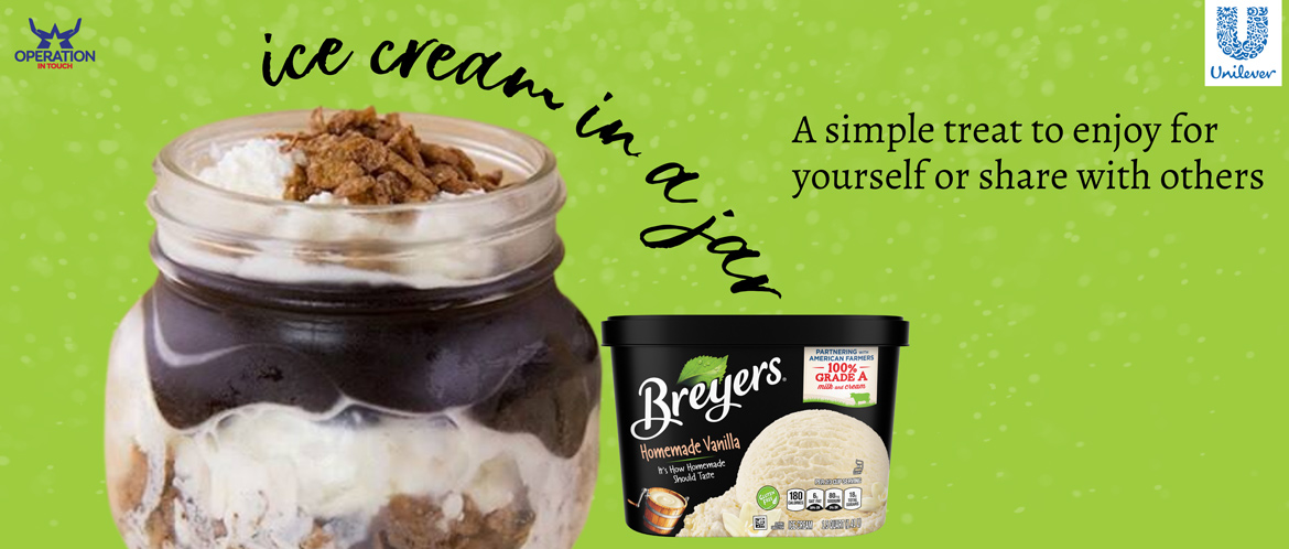 Breyers ice cream in a jar carousel