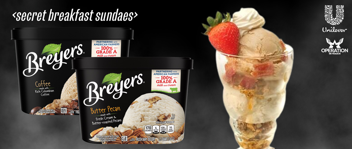 Breyers secret breakfast sundaes carousel