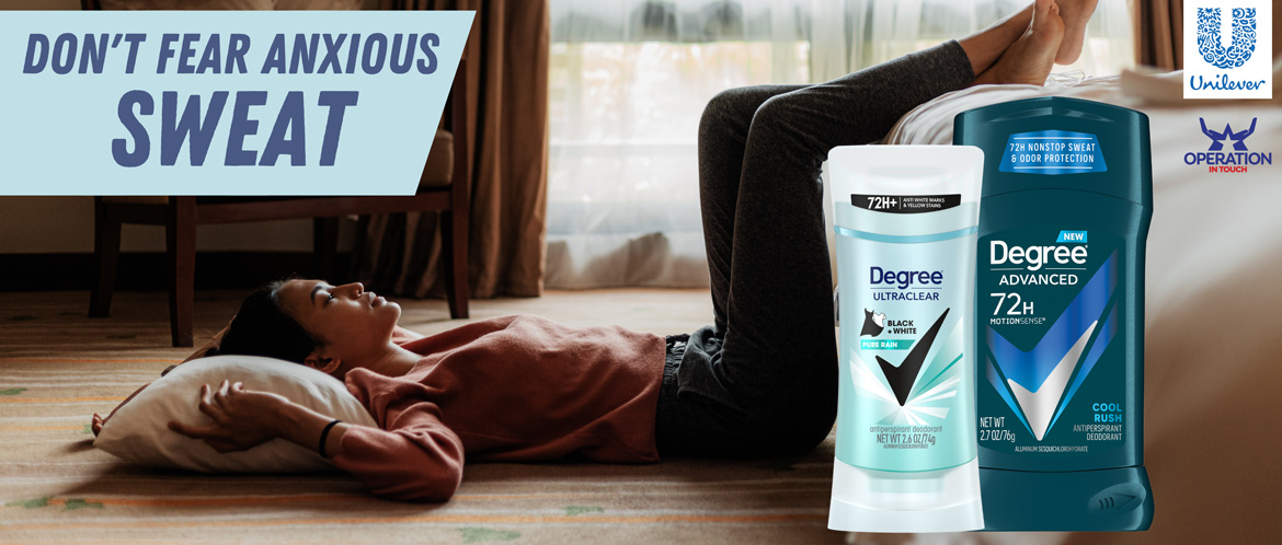 Degree dont fear anxious sweat carousel