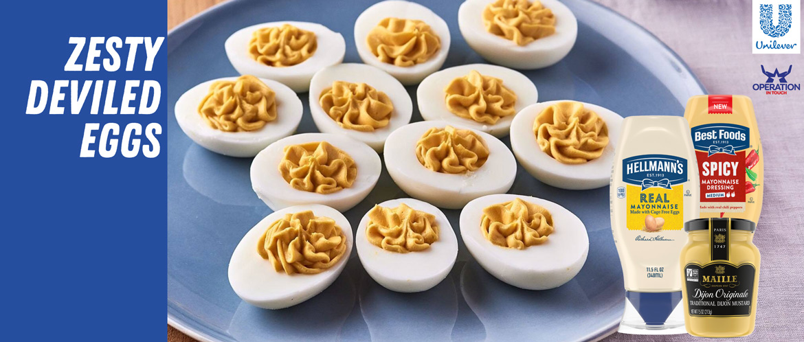 HBF zesty deviled eggs carousel