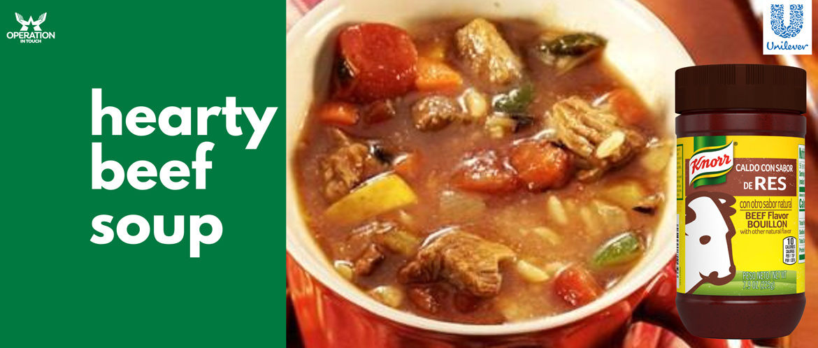 Knorr hearty beef soup carousel