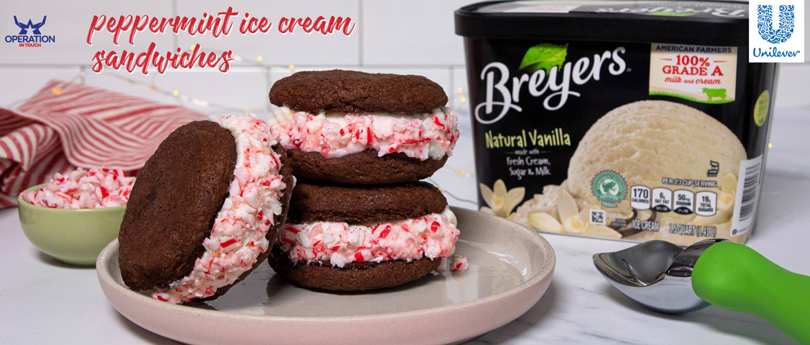 Breyers peppermint ice cream sandwiches carousel