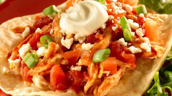 Knorr Chicken Bouillon chicken tinga tostadas