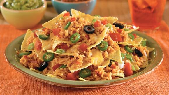 Knorr RS Spanish Rice quick n hearty nachos