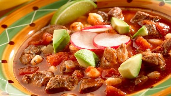 Knorr Tomato Bouillon with Chicken pozole rojo