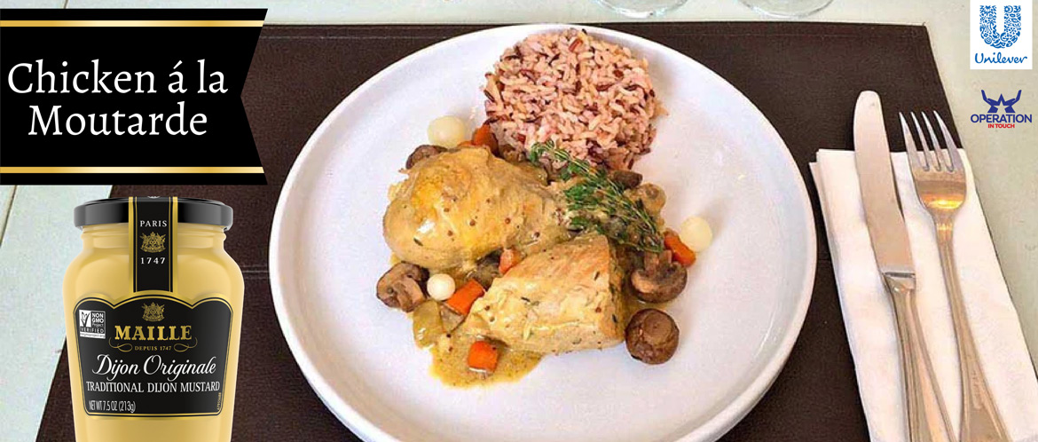 Maille chicken a la moutarde carousel