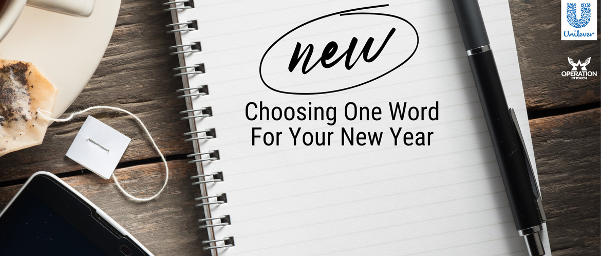 OIT choosing one word for your new year carousel