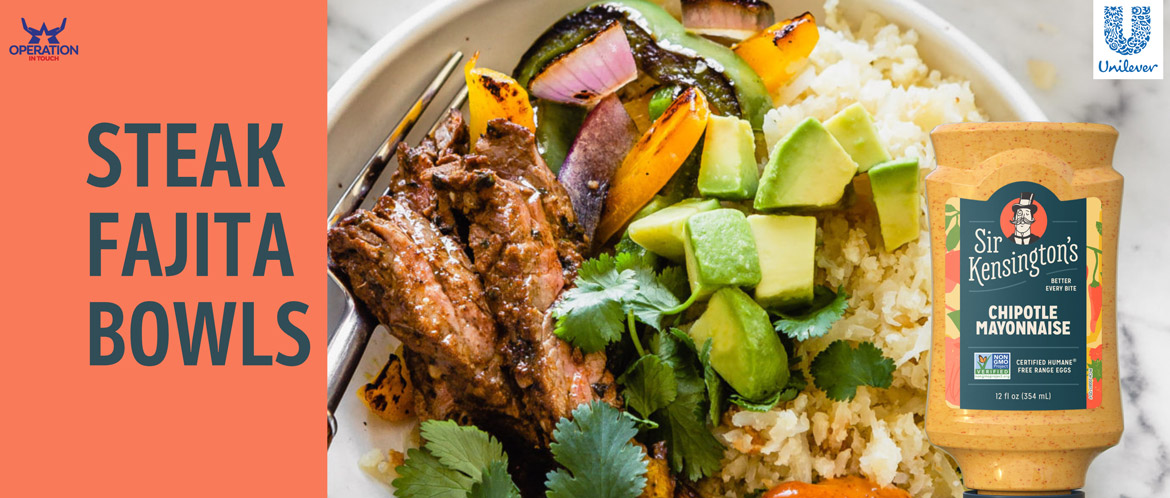 SirK steak fajita bowls carousel