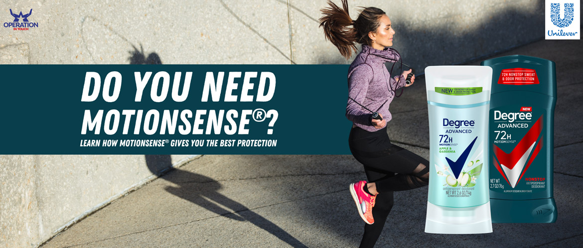 Degree do you need motionsense carousel
