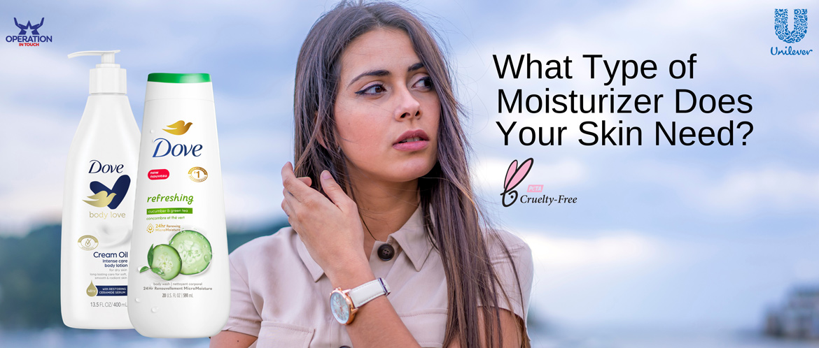 Dove what type of moisturizer does your skin need carousel