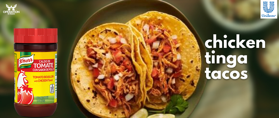 Knorr chicken tinga tacos carousel
