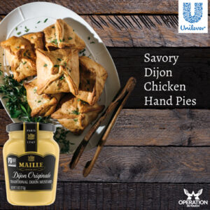 Maille savory dijon chicken hand pies article