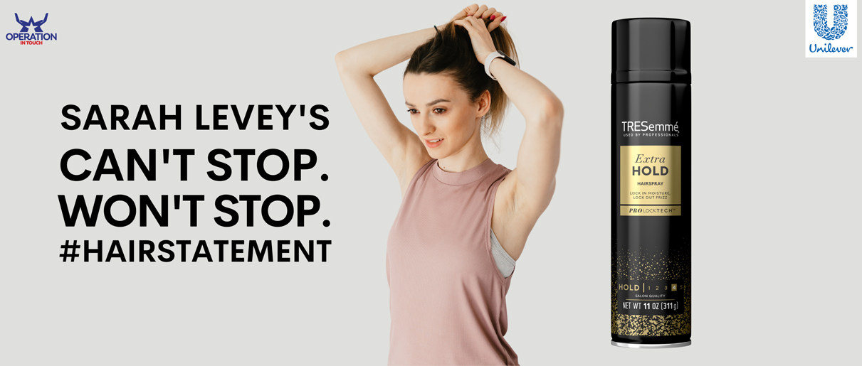 TRESemme sarah leveys cant stop wont stop hair carousel