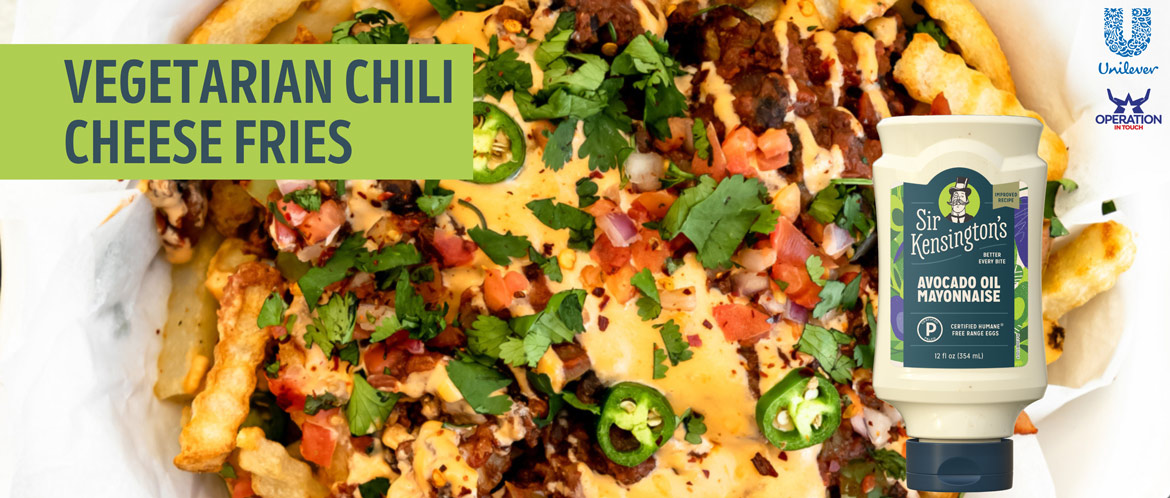 SirK vegetarian chili cheese fries carousel