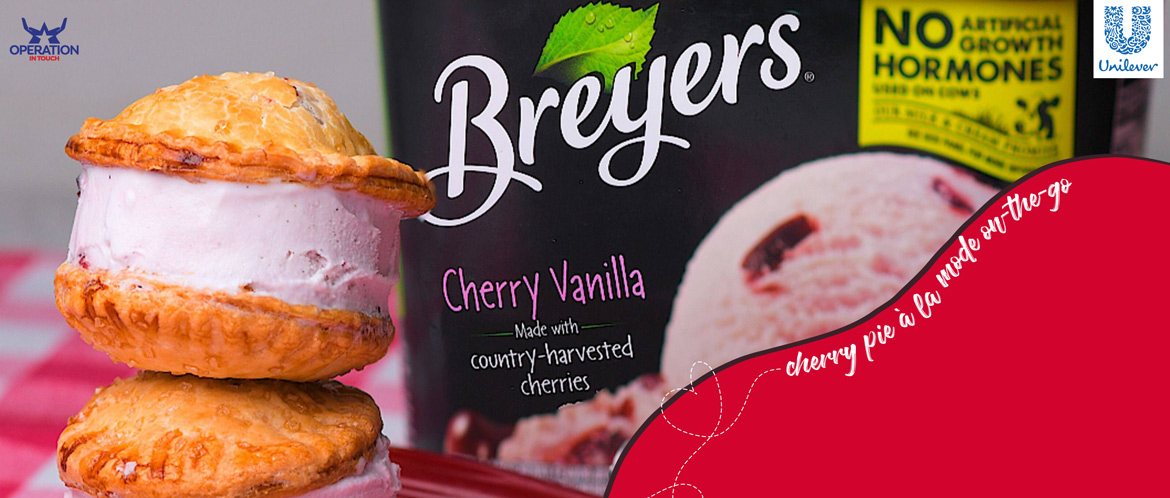 Breyers cherry pie à la mode on the go carousel