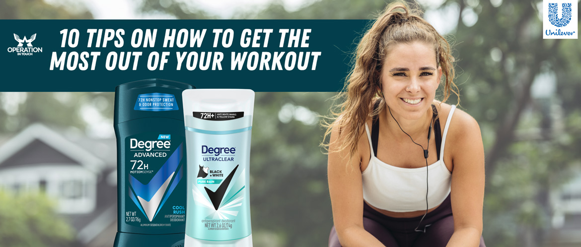 Degree 10 tips on how to get the most out of your workout carousel