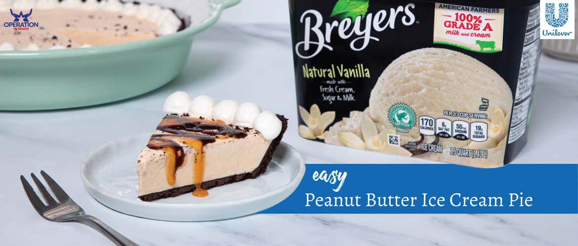 Breyers easy peanut butter ice cream pie carousel