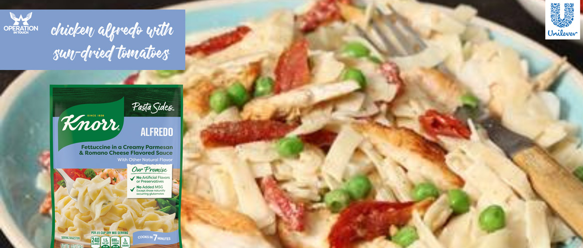 Knorr chicken alfredo with sun-dried tomatoes carousel