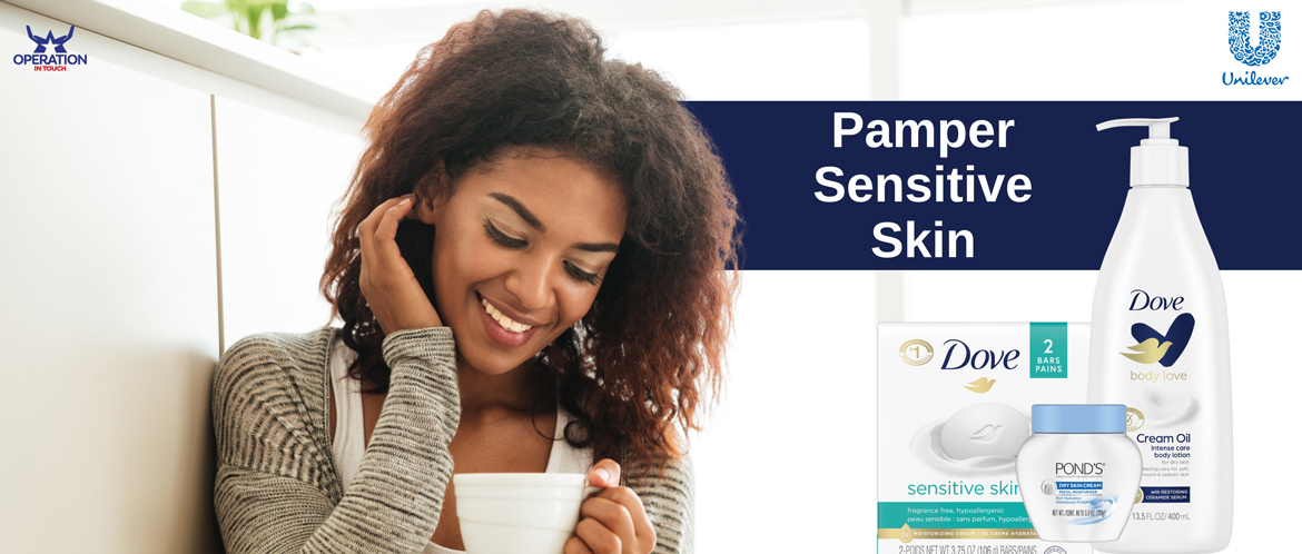 OIT pamper sensitive skin carousel