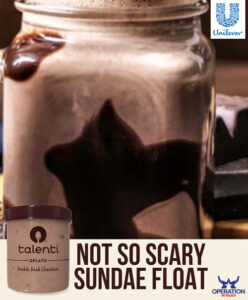 Talenti not so scary sundae float article