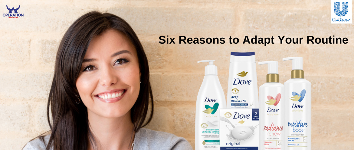 Dove six reasons to adapt your routine carousel