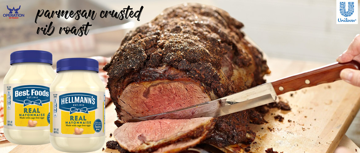 HBF parmesan crusted rib roast carousel