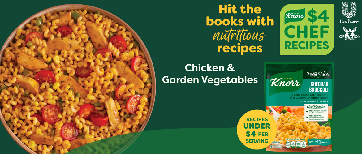 Knorr 4 chef chicken garden vegetables carousel