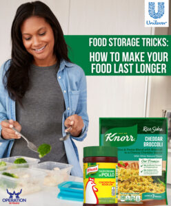 Knorr food storage tricks article