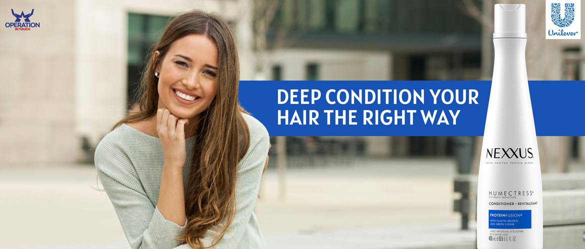 Nexxus deep condition your hair the right way carousel