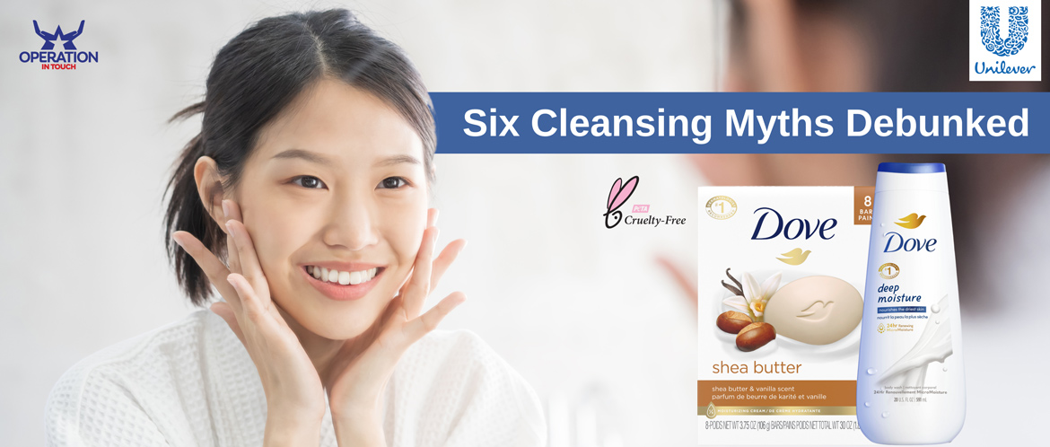 Dove six cleansing myths debunked carousel