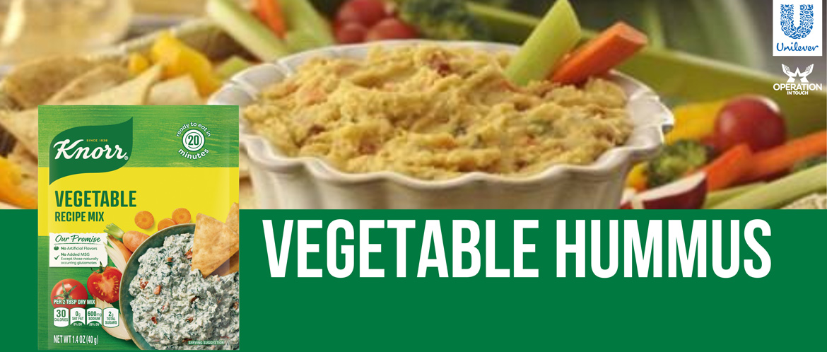 Knorr vegetable hummus carousel