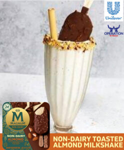 Magnum ND toasted almond milkshake article