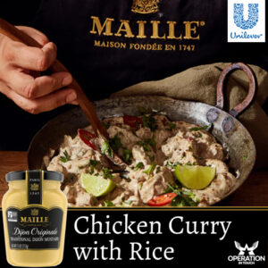 Maille chicken curry with rice article