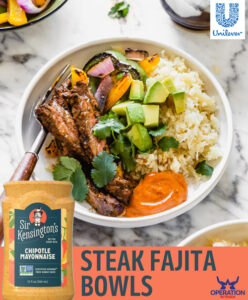 SirK steak fajita bowls article