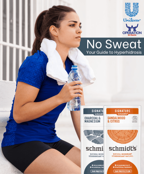 No Sweat: Your Guide to Hyperhidrosis Schmidt's guide to hyperhidrosis article copy