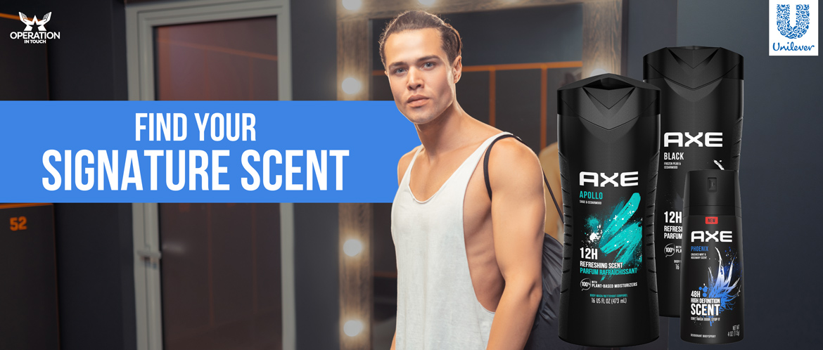 Axe find your signature scent carousel