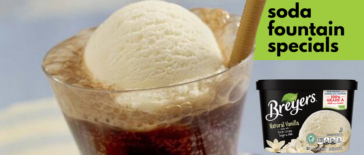 Breyers soda fountain specials