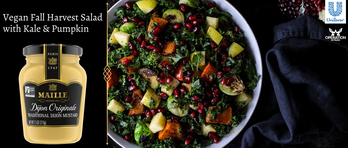 Maille vegan fall harvest salad carousel