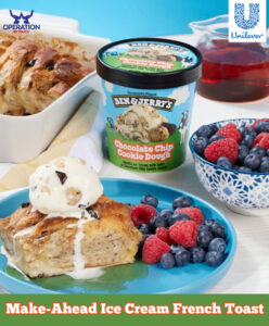 BJ make-ahead ice cream french toast article