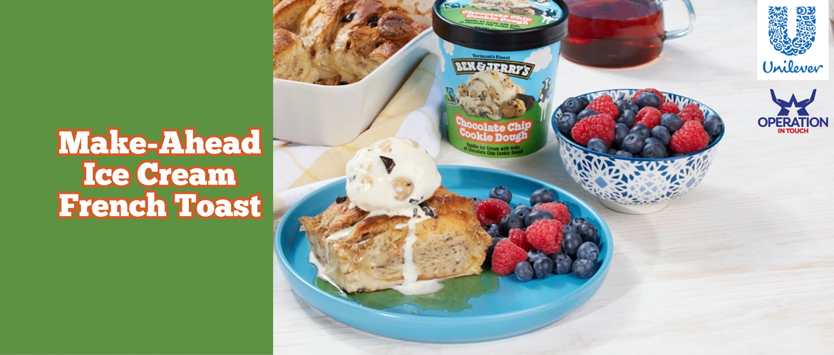 BJ make ahead ice cream french toast carousel