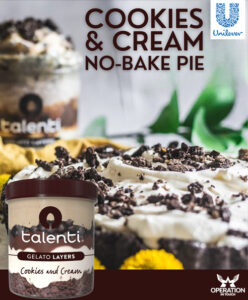 Talenti cookies cream no bake pie article